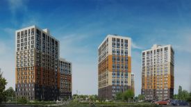 Квартал-парк Дома цвета кофе